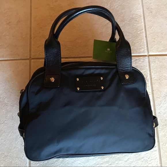 KATE SPADE Nylon & Leather Handbag Tote - Picture 2 of 16